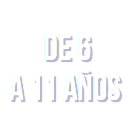  de 6
a 11 años