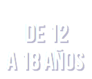  de 12
a 18 años